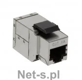 LogiLink Przejściówka Keystone 2 x RJ45 Cat.6A STP snap-in mounting NK4010 - Wtyczki i adaptery - miniaturka - grafika 2