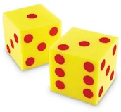 Akcesoria do gier planszowych - Learning Resources Giant Soft Dot Cubes (Set of 2) LER0411 - miniaturka - grafika 1