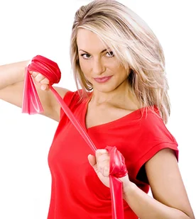 HMS Guma do ćwiczeń FB01 1,2x50x2080mm czerwona - 27310-uniw - Gumy, taśmy, ekspandery - miniaturka - grafika 5