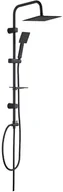 Zestawy prysznicowe - Laveo Kolumna natryskowa czarna DROP PL5 70KX - miniaturka - grafika 1