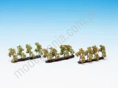 Kolejki i akcesoria - NOCH Drzewka owocowe z jabłkami 12szt 21532 - miniaturka - grafika 1