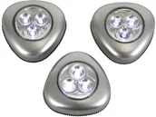Latarki - Perel ccl02 X 3 samoprzylepne lampy LED, srebrny (zestaw 3 szt.) CCL02X3 - miniaturka - grafika 1