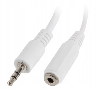 LANBERG LANBERG Adapter Jack (M) -> Jack (F)x2 10cm biały AD-0024-W - Złącza, przejściówki, adaptery - miniaturka - grafika 3