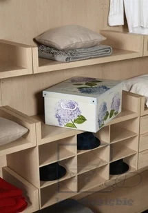 LAVATELLI Pudełko dekoracyjne kartonowe FLAMINGI - Pudła i pojemniki do przechowywania - miniaturka - grafika 2