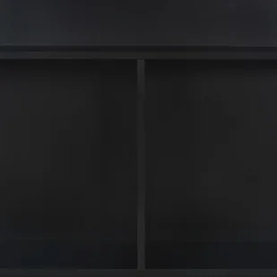 vidaXL Stół barowy z 2 blatami, czarny, 130 x 40 x 120 cm - Stoły - miniaturka - grafika 2