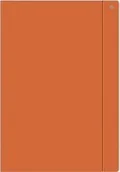 Teczki i skoroszyty - INTERDRUK  Teczka z gumką A4+ jednokolorowa pomarańcz (10szt) - miniaturka - grafika 1