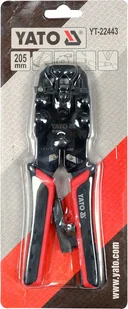 YATO SZCZYPCE DO ZACISKANIA WTYCZEK TELEFONICZNYCH I SIECIOWYCH RJ45 RJ10 RJ11 - Kombinerki i obcęgi - miniaturka - grafika 4