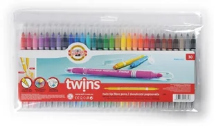 Koh-I-Noor  Flamastry Twins dwustronne 30 kolorów - Flamastry - miniaturka - grafika 2