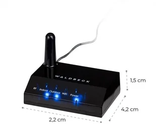 Waldbeck Waldbeck Halley profesjonalna stacja pogodowa meteorologiczna 6-w-1 pomiary wewnątrz i na zewnątrz wi-fi aplikacja WTH3-Halley - Inne urządzenia pomiarowe - miniaturka - grafika 7
