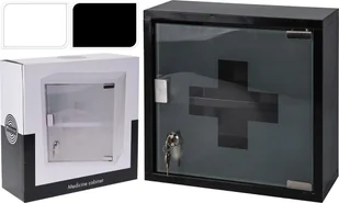 Emako Szafka medyczna metalowa apteczka 2 poziomy - Meble i wyposażenie gabinetów medycznych - miniaturka - grafika 2