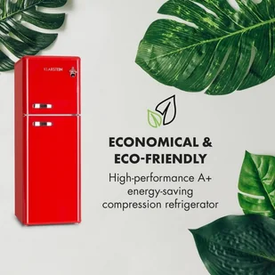 Lodówka Klarstein Audrey Czerwony - Lodówki - miniaturka - grafika 4