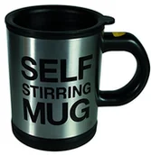 Kubki - Out of the Blue 71/2897 samomieszający kubek ze stali szlachetnej z dodatkiem tworzywa sztucznego na 2 mikro baterie (AAA), ok. 11 x 9 cm 71/2897 - miniaturka - grafika 1