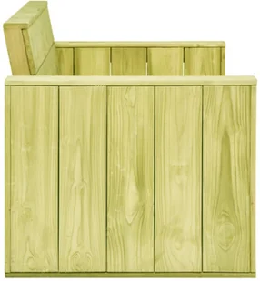 vidaXL Ławka ogrodowa, 179 cm, impregnowane drewno sosnowe - Ławki ogrodowe - miniaturka - grafika 5