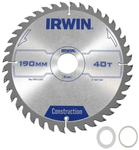 IRWIN PIŁY TARCZOWE PIŁA TARCZOWA 190x30x2,5mm 40z ATB (1897200) - Tarcze do pił - miniaturka - grafika 2