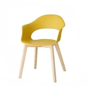 Krzesła - Scab Design Krzesło Lady B natural - musztardowy 2843 22 - miniaturka - grafika 1