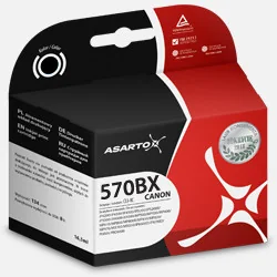 Asarto Tusz AS-C570BXN czarny zamiennik Canon PGI-570PGBK XL AS-C570BXN - Tusze zamienniki - miniaturka - grafika 2