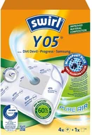 Worki do odkurzaczy - SWIRL MODEL Y05 MP AirSpace Green Line - 4 pcs 6765972 - miniaturka - grafika 1