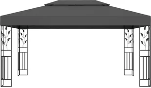 vidaXL Altana z podwójnym dachem, 3x4 m, antracytowa - Altany ogrodowe - miniaturka - grafika 2