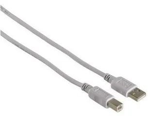 Hama wtyk wtyczka kabel połączeniowy USB A B, 1,5 m, szary - Kable USB - miniaturka - grafika 3