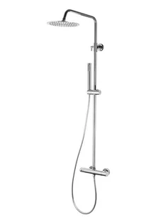 Corsan Kolumna prysznicowa LUGO chromowana z baterią termostatyczną CMN026 - Panele prysznicowe - miniaturka - grafika 2