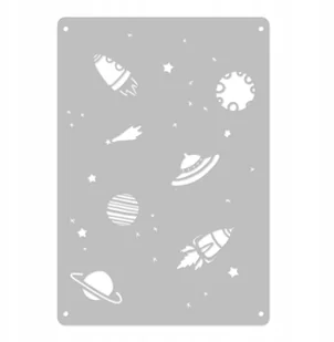 Szablon Malarski wielorazowy // 45x65cm // Kosmos - Szablony malarskie - miniaturka - grafika 2