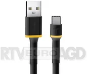 Kable USB - Reinston Reinston EKT36 USB-C 2m czarny EKT36 - miniaturka - grafika 1