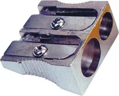 Temperówki - Centrum Temperówka metalowa z podwójnym otworem CE80339 - miniaturka - grafika 1