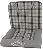 Legowiska dla psów - Nobby 60766 fotelik samochodowy/-Matte Campo, szary 60766 - miniaturka - grafika 1