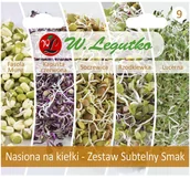 Nasiona na kiełki - Legutko Zestaw subtelny smak nasiona na kiełki - miniaturka - grafika 1