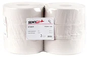 Papier toaletowy - Semy Top semy Top ST 88039 papier toaletowy Jumbo, 2-warstwowe, recyklingu, średnica 25 cm (zestaw 6 szt.) ST-88039 - miniaturka - grafika 1