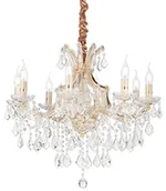 Lampy sufitowe - Ideal Lux Lampa wisząca Napoleon kol złoty 167398) - miniaturka - grafika 1