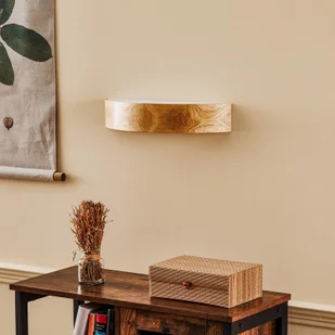 Euluna Lampa ścienna Kerio, półokrągła, dąb ciemny - Lampy ścienne - miniaturka - grafika 3