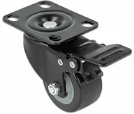 Akcesoria do MP3 - Delock Kółko obrotowe z hamulcem do szafy sieciowej, 4 sztuki 66546 - miniaturka - grafika 1