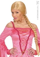 Dodatki do strojów karnawałowych - Widmann farfouil EN fte chtelaine-peruka  rozmiar uniwersalny, jeden rozmiar PE547/BLONDE - miniaturka - grafika 1
