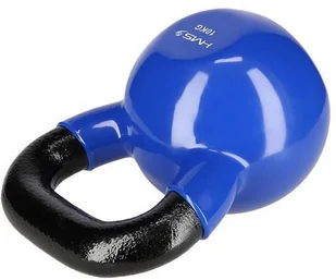 HMS KNV10 BLUE KETTLEBELL ŻELIWNY POKRYTY WINYLEM - Kettlebell - miniaturka - grafika 6