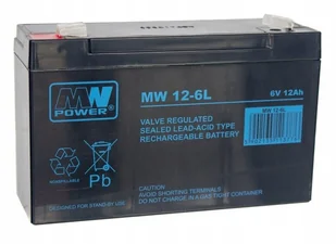 Mpl energy gliwice Akumulator żelowy 6,0V/12Ah MW - Akumulatory ogólnego zastosowania - miniaturka - grafika 2