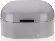 Pojemniki na przyprawy - Kela Frisco Lino chlebak, metal, jasnoszary, 25 x 15 x 17 cm 11177 - miniaturka - grafika 1