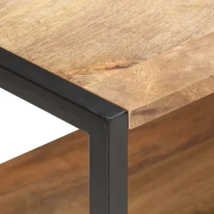 vidaXL Szafka, 110x35x65 cm, lite drewno mango 320918 - Szafki do salonu - miniaturka - grafika 5