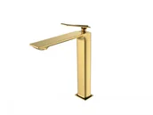 Baterie umywalkowe - BESCO ASPIRA I Bateria umywalkowa wysoka Złota BU-AI-ZL - miniaturka - grafika 1