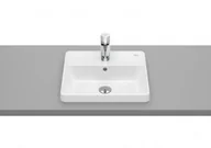 Umywalki - Roca A3270Y9000 GAP Umywalka blatowa prostokątna 42x39 cm z otworem na baterię z przelewem - miniaturka - grafika 1