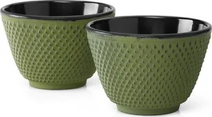 Bredemeijer azjatycka kubek do herbaty z odlewu stalowego Jing zielone kształtki struktura zestaw -elementowy G004GR - Wystrój wnętrz - miniaturka - grafika 2