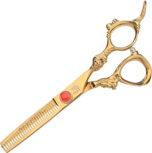 WOLF WOLF Degażówki fryzjerskie do strzyżenia włosów 5,5" DIAMOND N825 - Nożyczki fryzjerskie - miniaturka - grafika 4