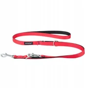 Smycze dla psów - Ami Play Smycz Taśma Twist 6w1 100-200cm M czerwony - miniaturka - grafika 1