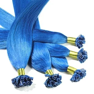 hair2heart 200 X 0.5 G przedłużenie włosów prawdziwe włosy dopinki firmy z u-TIP Keratin bondings, długość 60 cm/akcesoria do włosów zagęszczanie włosów//gładka struktura  najwyższa jakość  wiele kol - Gadżety na imprezę - miniaturka - grafika 19