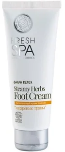 Natura Siberica Krem do stóp - Fresh Spa Russkaja Bania Detox Steamy Herbs Foot Cream Krem do stóp - Fresh Spa Russkaja Bania Detox Steamy Herbs Foot Cream - Balsamy i kremy do ciała - miniaturka - grafika 3