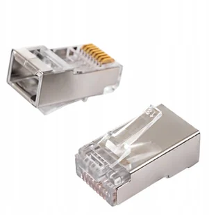 Wtyk RJ45 przelotowy kat6 Ftp PT-RJ456FT-11 100szt - Wtyczki i adaptery - miniaturka - grafika 3