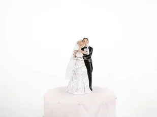 Party Deco Figurka Para Młoda - 11 cm - 1 szt. PF15 - Wesele i ślub - miniaturka - grafika 2