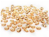 Gadżety dla niej i dla niego - Unbekannt partydeco adc12  019  100 cm. Dekoracyjne kamienie z kartonu na diamentów z PCW, złota - miniaturka - grafika 1