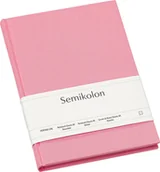 Notesy i bloczki - Semikolon Notes Uni Classic A5 różowy w kropki 360363 - miniaturka - grafika 1