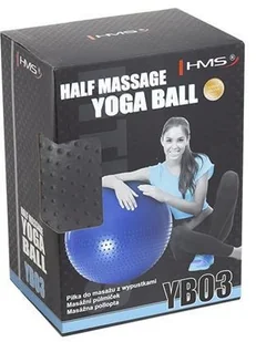 HMS YB03 75CM DARK GRAY PIŁKA GIMNASTYCZNA MASUJACA - Piłki do ćwiczeń - miniaturka - grafika 5